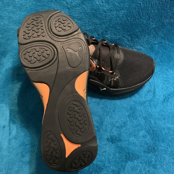 Puma Xetic Halflife Lenticular 'Black Neon Citrus' Men’s Size 8 Shoes 376280-01 - Picture 4 of 8